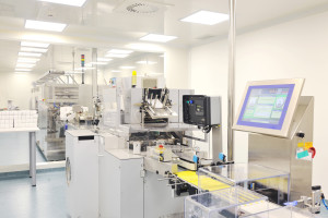 Medical pills industry  factory and production indoor